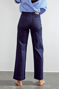 Numph Paris full length jeans Dark Denim Blue