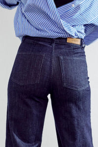 Numph Paris full length jeans Dark Denim Blue