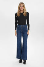 Load image into Gallery viewer, Numph Paris jeans long Dark Blue Denim
