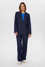 Load image into Gallery viewer, Numph Letta denim blazer Dark Blue Denim

