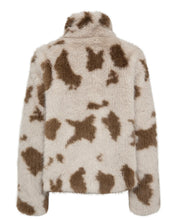 Load image into Gallery viewer, Numph Arizona faux fur jacket Black Coffee
