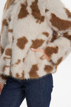 Load image into Gallery viewer, Numph Arizona faux fur jacket Black Coffee
