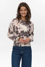 Load image into Gallery viewer, Numph Cowliz print jumper Grey Morn
