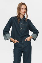Load image into Gallery viewer, Numph Toronto workwear overshirt Dark Denim
