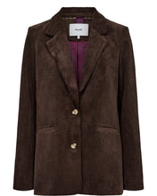 Load image into Gallery viewer, Numph Thea bubble cord blazer Black Coffee
