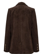 Load image into Gallery viewer, Numph Thea bubble cord blazer Black Coffee
