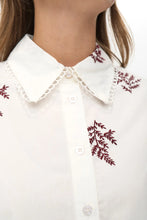 Load image into Gallery viewer, Numph Bailey embroidered shirt Wine tasting
