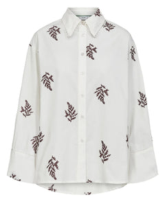Numph Bailey embroidered shirt Wine tasting