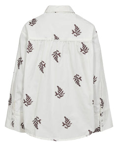 Numph Bailey embroidered shirt Wine tasting