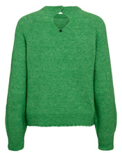 Load image into Gallery viewer, Numph Rietto pointelle pullover Vibrant Green - CW CW 
