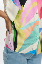 Load image into Gallery viewer, Numph Adeline abstract print shirt Peony - CW CW 
