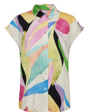 Load image into Gallery viewer, Numph Adeline abstract print shirt Peony - CW CW 
