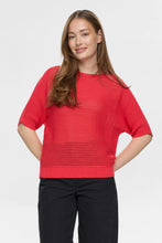 Load image into Gallery viewer, Numph Erikka mesh knit top Cayenne - CW CW 
