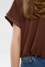 Load image into Gallery viewer, Numph Leah blouson hem boxy top Chicory Coffee - CW CW 
