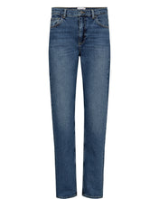 Load image into Gallery viewer, Numph Oslo straight jeans 30" Medium Blue Denim
