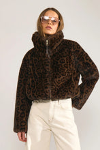 Load image into Gallery viewer, Numph Demi Faux Fur bomber jacket Black Coffee
