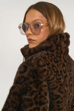 Load image into Gallery viewer, Numph Demi Faux Fur bomber jacket Black Coffee
