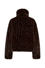 Load image into Gallery viewer, Numph Demi Faux Fur bomber jacket Black Coffee

