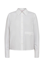 Load image into Gallery viewer, Numph Nuasho cotton shirt Bright White
