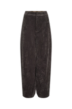 Load image into Gallery viewer, Numph Celise corduroy barrel leg trousers Asphalt
