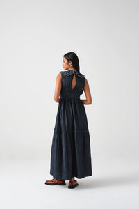 seventy + mochi Skye dress Indigo Rinse