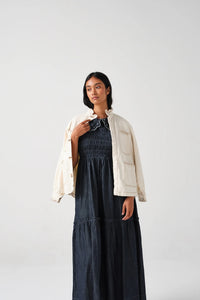 seventy + mochi Skye dress Indigo Rinse