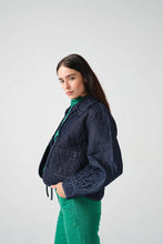 Load image into Gallery viewer, seventy + mochi Heidi quilted jacket Indigo Rinse
