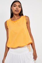 Load image into Gallery viewer, Haven Oahu frill detail top Mango
