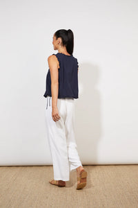 Haven Oahu frill detail top Marine