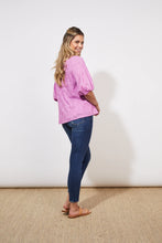 Load image into Gallery viewer, Haven Naxos broderie blouse Pink
