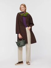 Load image into Gallery viewer, Nice Things Double fabric checked coat Brown
