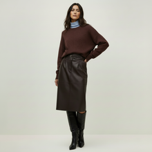 Load image into Gallery viewer, Artlove Temoura pure wool sweater Brown
