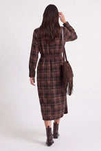 Load image into Gallery viewer, Artlove Coraura check shirt dress Browns
