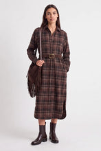 Load image into Gallery viewer, Artlove Coraura check shirt dress Browns

