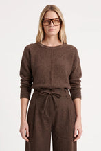 Load image into Gallery viewer, Artlove Ereane drawsting front tailored trouser Brown
