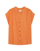 Load image into Gallery viewer, Grace &amp; Mila Wesra cotton gauze blouse Orange - CW CW 
