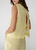Grace & Mila Windell seersucker mini check s/l shirt Yellow - CW CW 