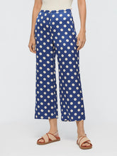 Load image into Gallery viewer, Nice Things Big dots satin print pants Soft Blue
