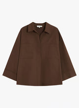 Load image into Gallery viewer, Grace &amp; Mila Ambre cotton shirt Chocolate
