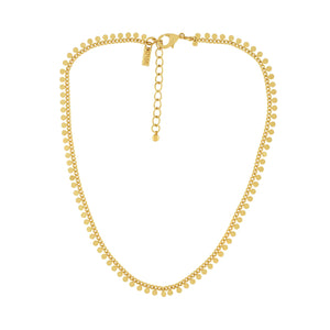 Dansk Theia Multi Dot Necklace Gold Plated