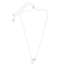 Load image into Gallery viewer, Dansk Audrey adjustable pearl necklace Silver Plated
