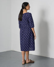 Load image into Gallery viewer, Bibico Orla jacquard dress Ikat Navy - CW CW 
