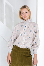 Load image into Gallery viewer, Bonte Aida bow print shirt Seamist
