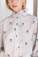 Load image into Gallery viewer, Bonte Aida bow print shirt Seamist
