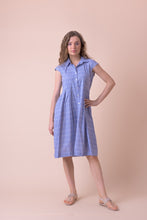 Load image into Gallery viewer, Handprint Dream Apparel Arlington dress Tulip Blue
