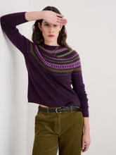 Load image into Gallery viewer, Seasalt Annik fairisle jumper Modernist Grape Oak Mix
