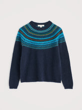 Load image into Gallery viewer, Seasalt Annik fairisle jumper Modernist Cyan Multi

