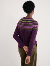 Load image into Gallery viewer, Seasalt Annik fairisle jumper Modernist Grape Oak Mix
