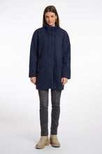 Load image into Gallery viewer, Rino &amp; Pelle Antara Rib neck teddy coat Night Grey
