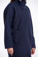 Load image into Gallery viewer, Rino &amp; Pelle Antara Rib neck teddy coat Night Grey
